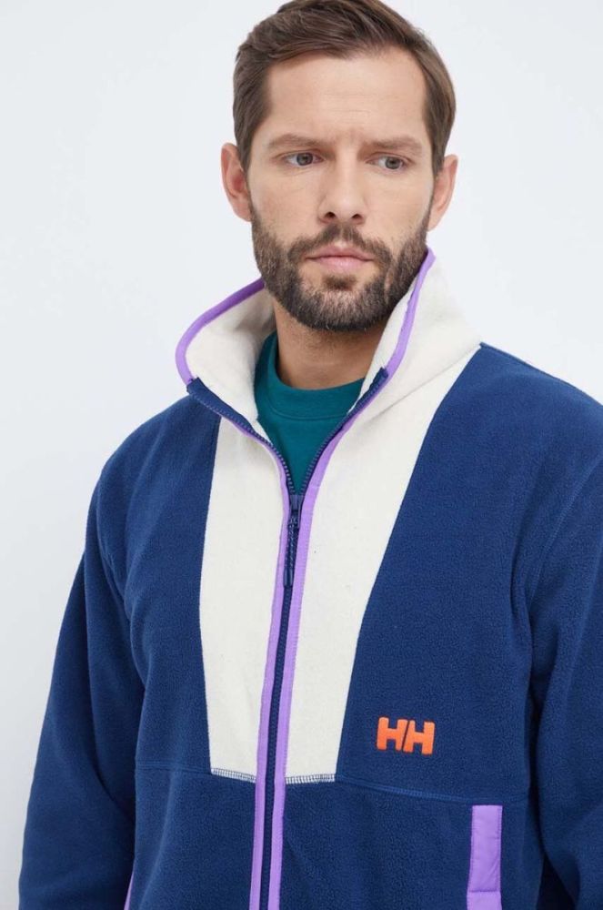Кофта Helly Hansen чоловіча колір синій однотонна фото 4