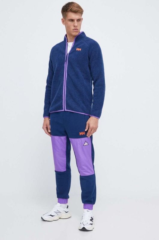 Кофта Helly Hansen чоловіча  однотонна колір блакитний фото 2