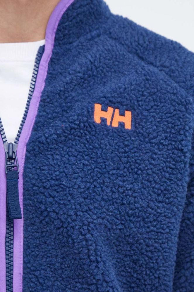 Кофта Helly Hansen чоловіча  однотонна колір блакитний фото 5