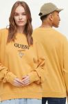 Кофта Guess Originals чоловіча колір жовтий з аплікацією
