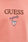 Кофта Guess Originals чоловіча колір помаранчевий з аплікацією