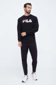 Кофта Fila чоловіча колір чорний з принтом (3481136)