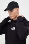 Бавовняна кофта The North Face чоловіча колір чорний з капюшоном з принтом (3519677) Бавовняна кофта The North Face чоловіча колір чорний з капюшоном з принтом (3519677)