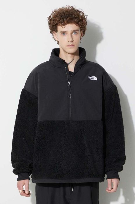 Кофта The North Face чоловіча колір чорний однотонна NF0A5GFJJK31-JK31