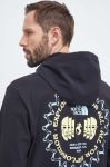 Спортивна кофта The North Face Tekno Logo колір чорний з капюшоном з принтом (3675273) Спортивна кофта The North Face Tekno Logo колір чорний з капюшоном з принтом (3675273)