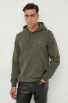 Кофта Guess чоловіча колір зелений з капюшоном однотонна (3597462) Кофта Guess чоловіча колір зелений з капюшоном однотонна (3597462)