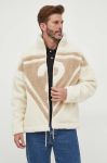 Куртка Guess чоловіча колір бежевий перехідна (3597397) Куртка Guess чоловіча колір бежевий перехідна (3597397)