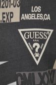 Бавовняна кофта Guess чоловіча колір сірий візерунок