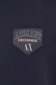 Кофта Armani Exchange чоловіча колір синій з аплікацією