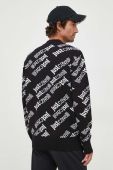 Светр Just Cavalli чоловічий колір чорний легкий