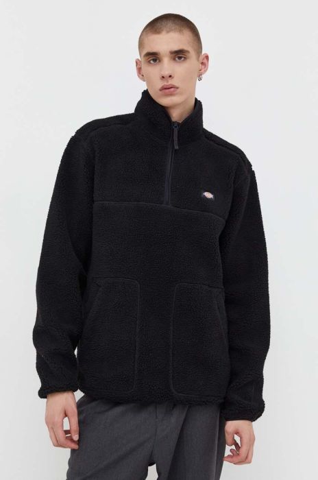 Кофта Dickies чоловіча колір чорний однотонна (3496288)