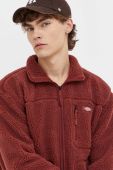 Кофта Dickies чоловіча колір бордовий однотонна