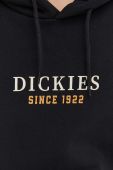 Кофта Dickies чоловіча колір чорний з капюшоном з принтом