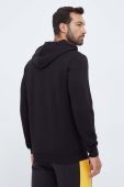 Кофта Puma чоловіча колір чорний з капюшоном з принтом (3453791)