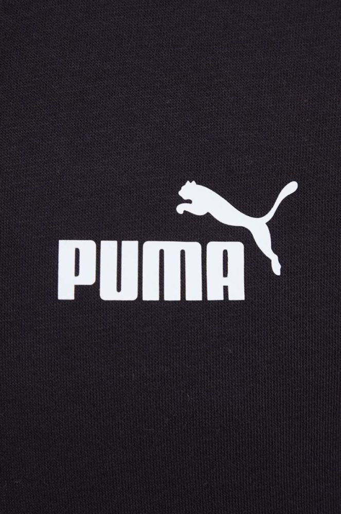 Кофта Puma чоловіча колір чорний з капюшоном візерунок (3453828) фото 5