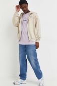 Кофта Karl Kani чоловіча колір бежевий однотонна