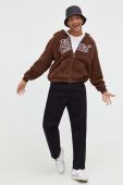 Куртка Karl Kani чоловіча колір коричневий перехідна