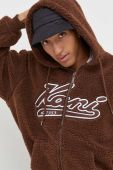Куртка Karl Kani чоловіча колір коричневий перехідна