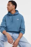Кофта Vans чоловіча з капюшоном однотонна колір блакитний (3481161) Кофта Vans чоловіча з капюшоном однотонна колір блакитний (3481161)