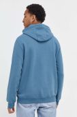 Кофта Vans чоловіча з капюшоном однотонна колір блакитний (3481161)