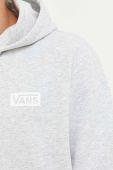 Кофта Vans чоловіча колір сірий з капюшоном з принтом (3381043)