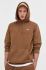 Кофта Vans чоловіча колір коричневий з капюшоном однотонна