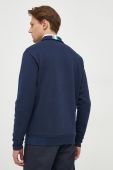 Бавовняна кофта La Martina чоловіча колір синій з аплікацією (3656687)