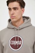 Кофта Colmar чоловіча колір сірий з капюшоном з принтом