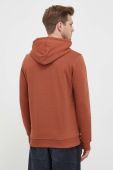 Бавовняна кофта Pepe Jeans Ryan чоловіча колір коричневий з капюшоном з аплікацією