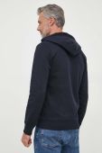 Бавовняна кофта Pepe Jeans RYAN чоловіча колір синій з капюшоном з аплікацією