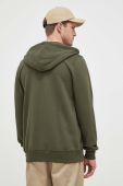 Бавовняна кофта Pepe Jeans RYAN чоловіча колір зелений з капюшоном з аплікацією