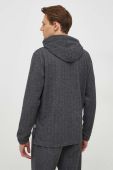 Кофта Pepe Jeans Mondra чоловіча колір сірий з капюшоном візерунок
