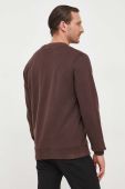 Бавовняна кофта Pepe Jeans Murvel чоловіча колір коричневий з принтом