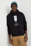 Бавовняна кофта G-Star Raw чоловіча колір чорний з капюшоном з принтом (3527462) Бавовняна кофта G-Star Raw чоловіча колір чорний з капюшоном з принтом (3527462)