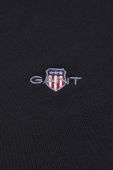 Кофта Gant чоловіча колір чорний однотонна (3341892)