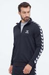Кофта Hummel чоловіча колір чорний з аплікацією Кофта Hummel чоловіча колір чорний з аплікацією