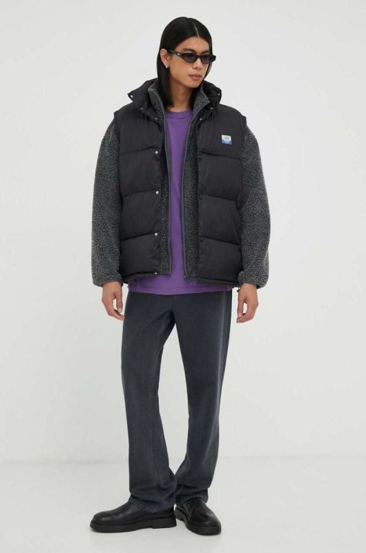 Куртка American Vintage чоловіча колір сірий перехідна oversize фото 2