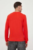 Вовняний светр United Colors of Benetton колір червоний легкий