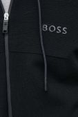 Кофта Boss Green BOSS GREEN чоловіча колір чорний з капюшоном однотонна (3499246)
