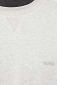 Бавовняна кофта Boss Orange BOSS ORANGE чоловіча колір сірий меланж