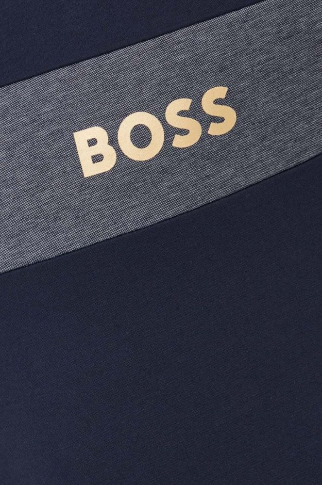 Кофта лаунж BOSS візерунок колір блакитний фото 5