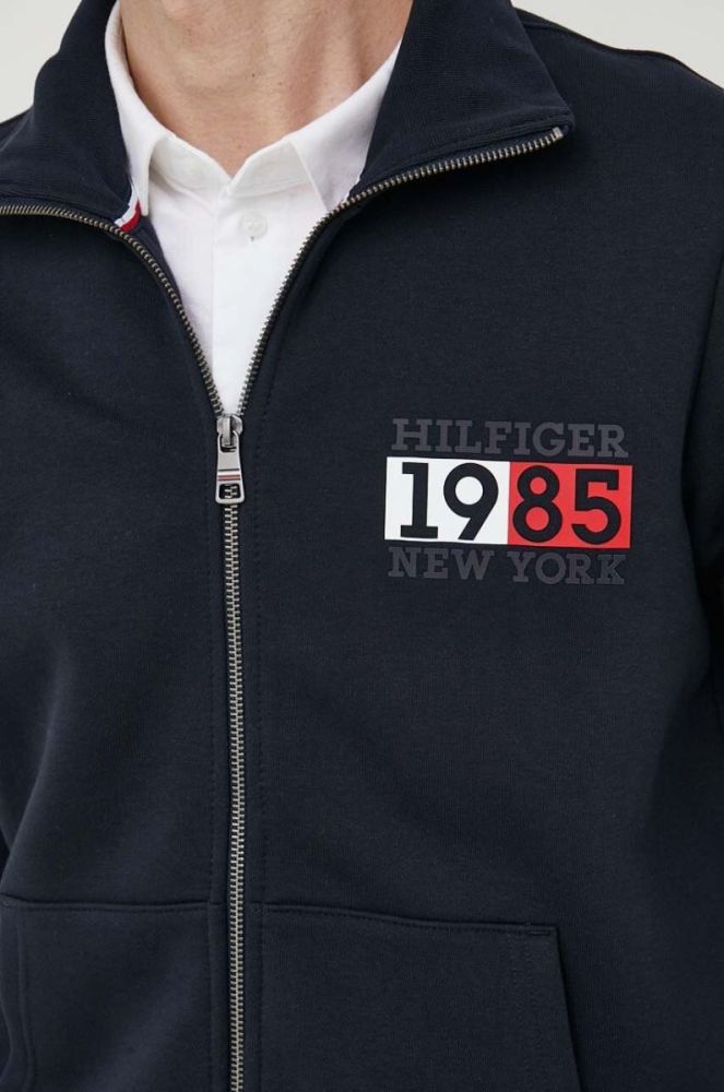 Кофта Tommy Hilfiger чоловіча колір синій з принтом (3540908) фото 5