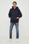 Кофта Tommy Hilfiger чоловіча колір синій з капюшоном однотонна (3532902) Кофта Tommy Hilfiger чоловіча колір синій з капюшоном однотонна (3532902)