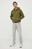 Кофта Tommy Hilfiger чоловіча колір зелений з капюшоном однотонна (3532906)