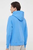 Кофта Tommy Hilfiger чоловіча з капюшоном однотонна колір блакитний (3677407)