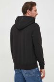 Кофта Tommy Hilfiger чоловіча колір чорний з капюшоном однотонна (3532892)