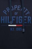 Кофта Tommy Hilfiger чоловіча колір синій з капюшоном з принтом (3510121)