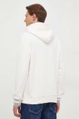 Кофта Tommy Hilfiger чоловіча колір білий з капюшоном з аплікацією (3570975)