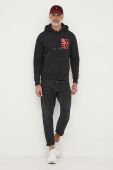 Кофта Tommy Hilfiger чоловіча колір чорний з капюшоном з принтом (3511419)
