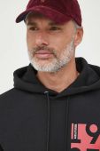 Кофта Tommy Hilfiger чоловіча колір чорний з капюшоном з принтом (3511419)